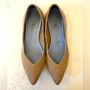 Rothy’s Merino Collection The Point in Camel